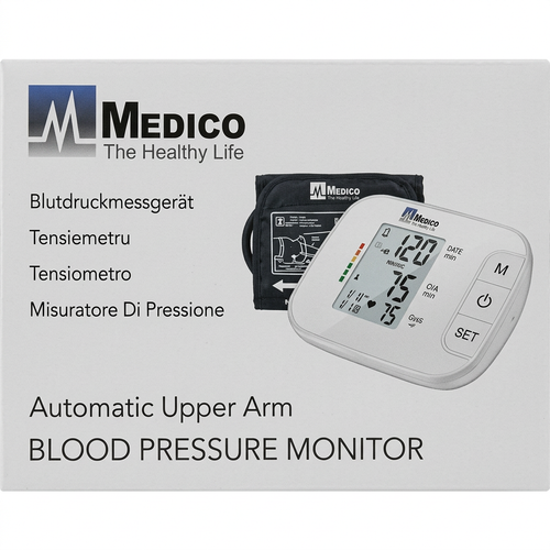 Cleaned-up second MEDICO monitor packaging photo